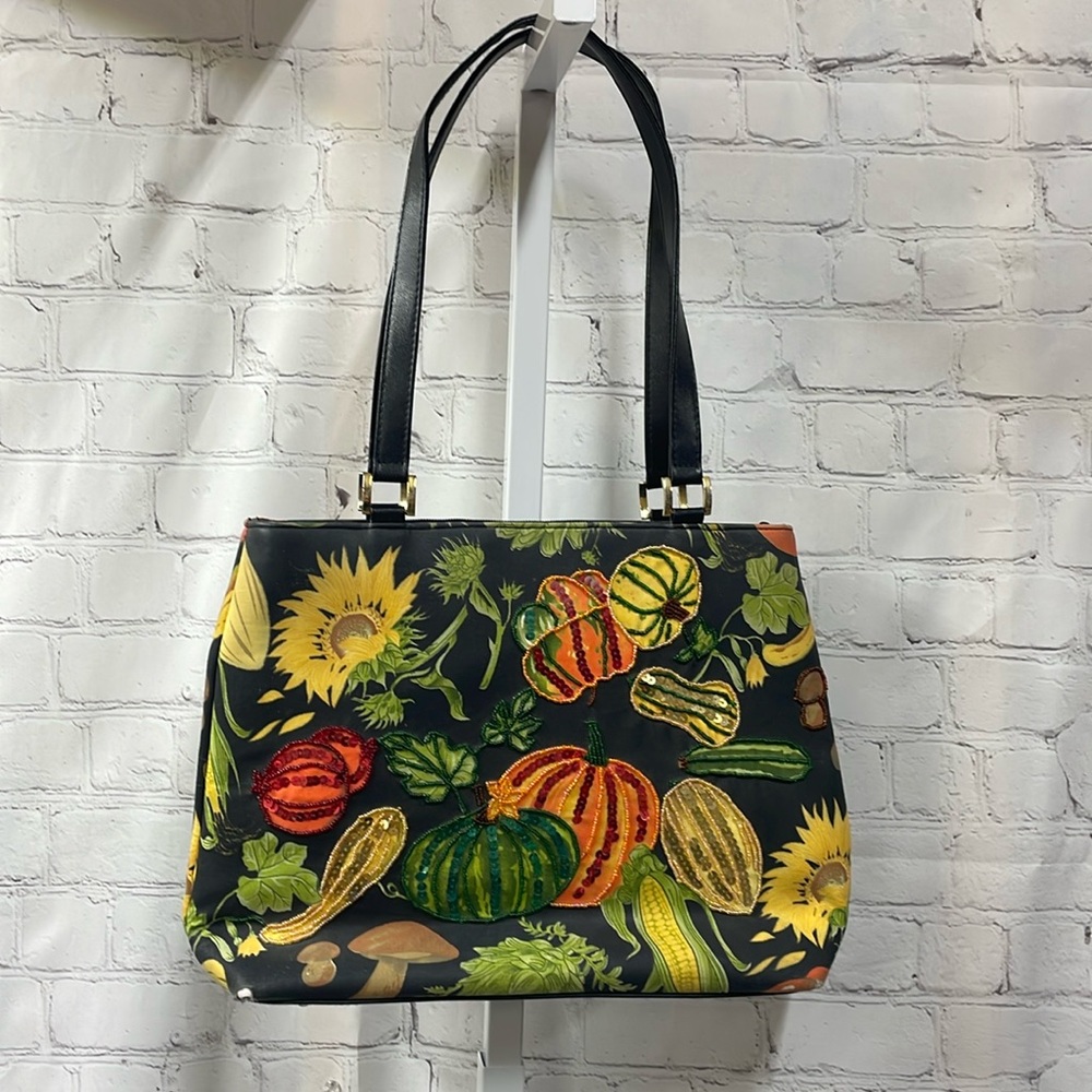 Vintage Prezzo Harvest Sequin Colorful Autumn Handbag